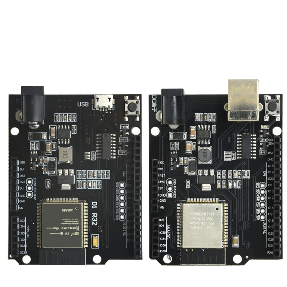 For ESP32 D1 R32 Dev Board, WiFi BT Wireless Module for Arduino UNO R3 Wemos D1 Mini, CH340 4M Memory