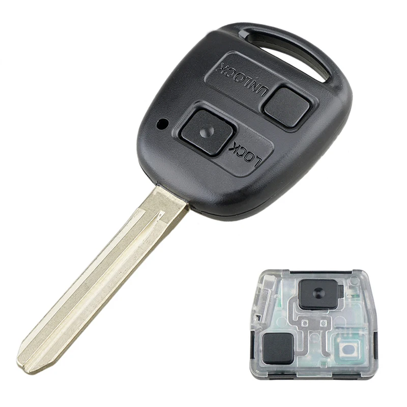 

2 кнопки автомобильного пульта дистанционного управления, замена ключей для T-o-yo-ta RAV4 Prado Tarago Kluger Avensis с чипом 433 МГц 4D67
