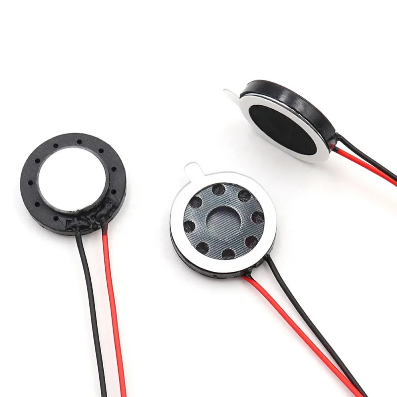 10pcs 16MM Micro Speaker Unit Inner Magnetic Speaker Parts 8 Ohm 1 Watt  with Wire for Radar Medical Equipment Voice Music DIY