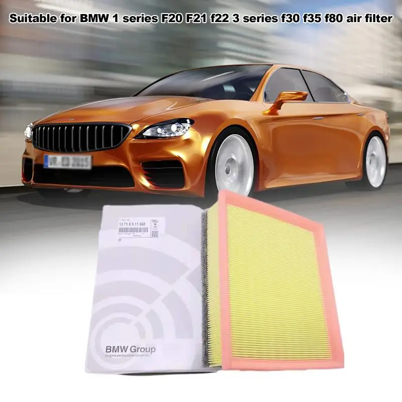 Filtro de aire de repuesto para motor de coche, accesorio para BMW F20, F21, F22, F30, F35, F80, 13718511668