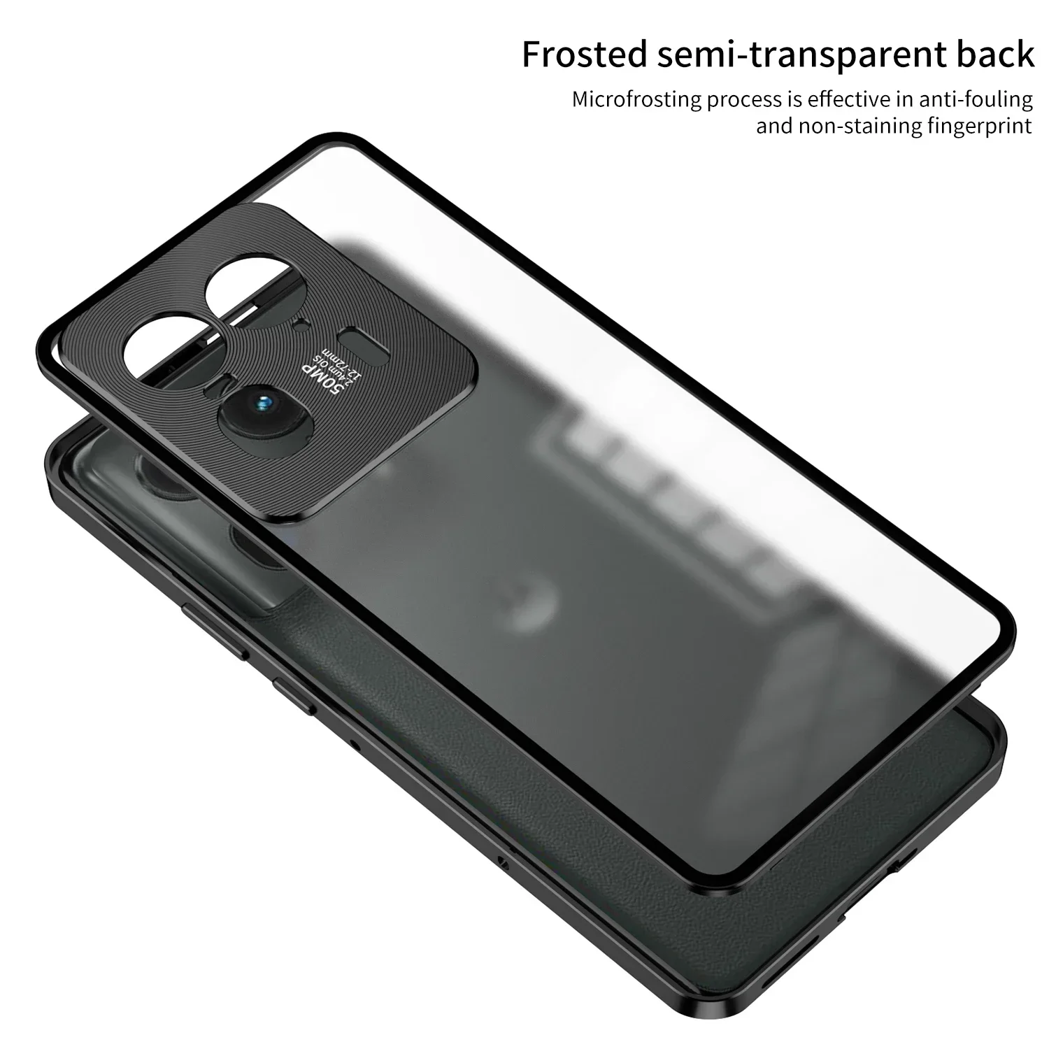 Metal magnético alumínio pára-choques caso de telefone para motorola moto edge plus 2023 edge 40 ultra 40 pro 50 ultra fosco claro capa traseira