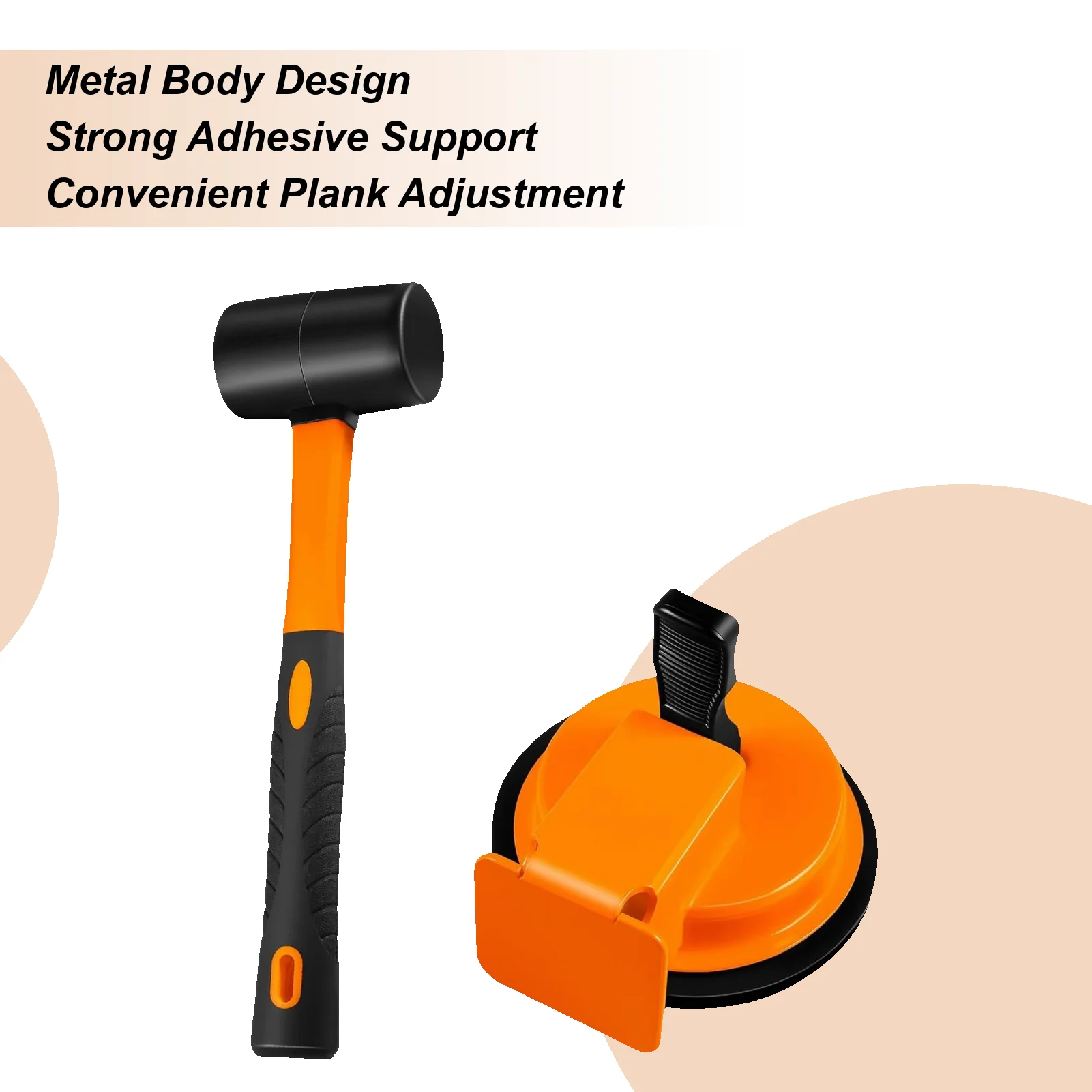 Floor Suction Fixer Tool Flooring Alignment Repair Tools with Adhesive Pads Floor Plank Fixer for Home Office Apartment