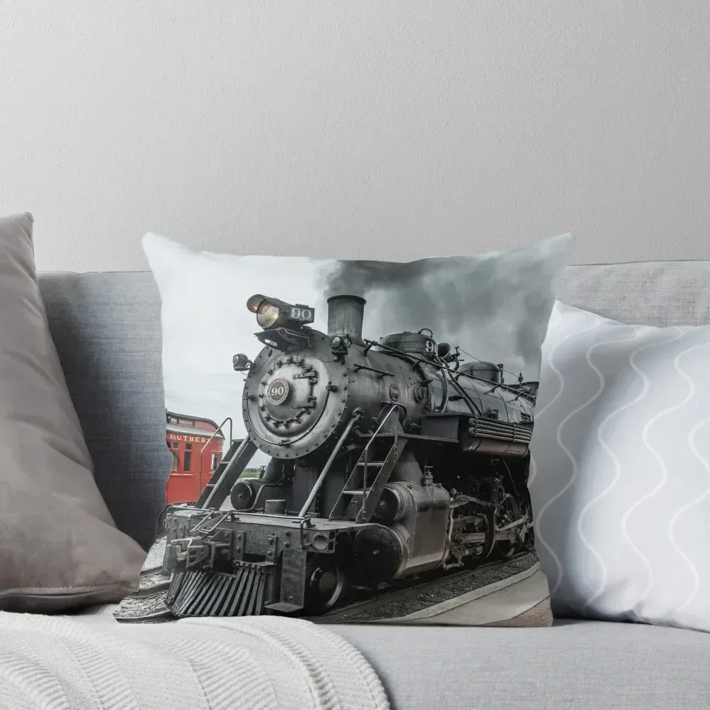 

Strasburg Locomotive Throw Pillow Decorative Cushions For Living Room Embroidered Cushion Cover christmas supplies pillow