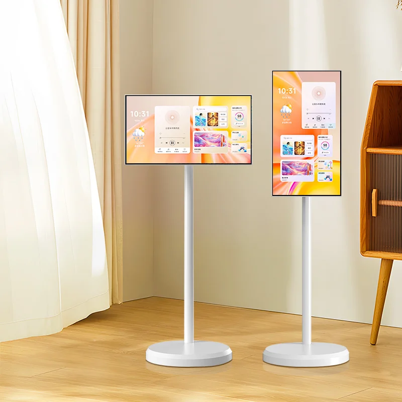 27-inch 4KMAX mobile TV flat panel voice long battery life touch screen display