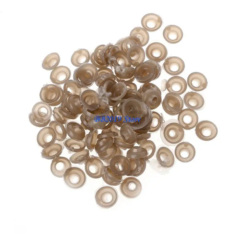 Q0KB 100Pcs Plastic Safety for Triangle Noses For Animal Puppet for