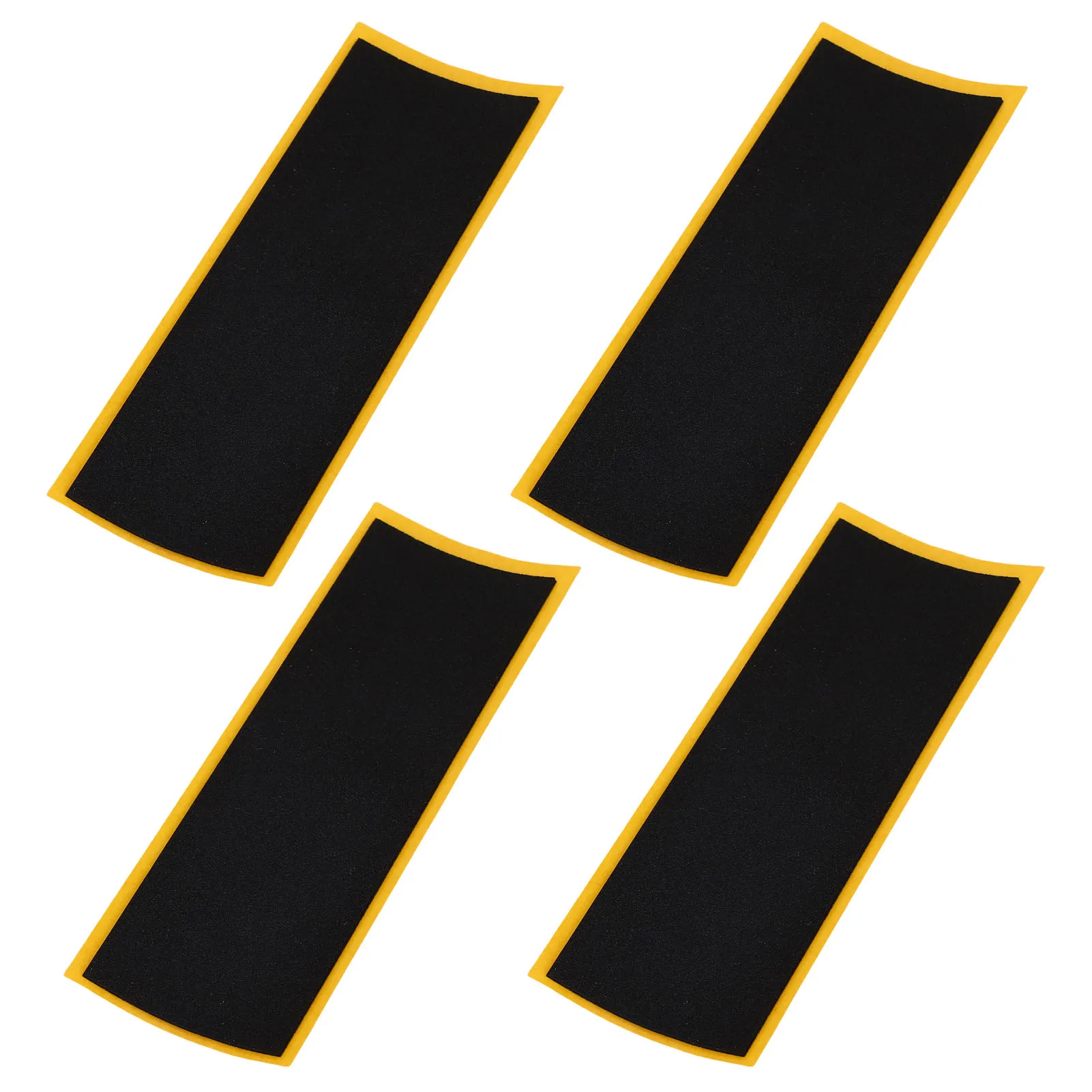 

50PCS 110 x 38mm Mini Skateboard Fingerboard Grip Tapes Black Non Slip Strong Adhesive PU Foam Finger Skateboard Griptape