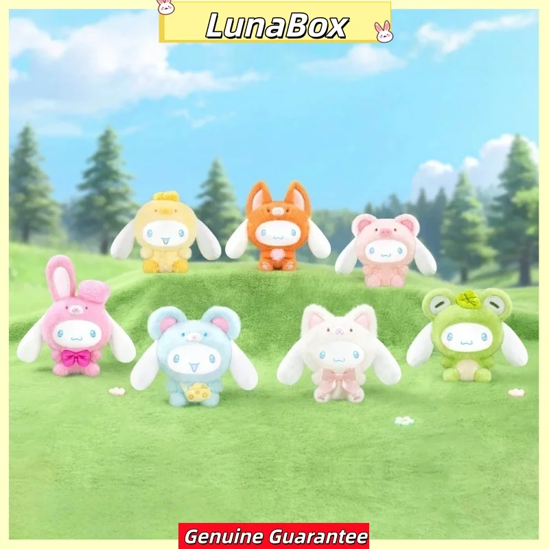 

Original Cinnamoroll Animal Party Series Vinyl Plush Blind Box Cute Sanrio Plushie Collectible Kawaii Figure & Desk Decor Gift
