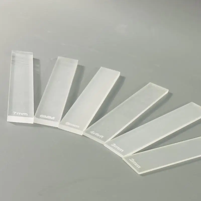 6 Size Adjustable Polymer Clay Depth Guide 12Pcs 2-7mm Acrylic Clay Thickness Gauge for Clay Sculpting Enthusiasts
