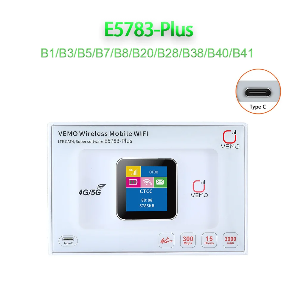 4G Lte Router Wireless Wifi Portable Modem Mini Outdoor Hotspot Pocket Mifi 150mbps Sim Card Slot Repeater 3000mAh WiFi Hotspot