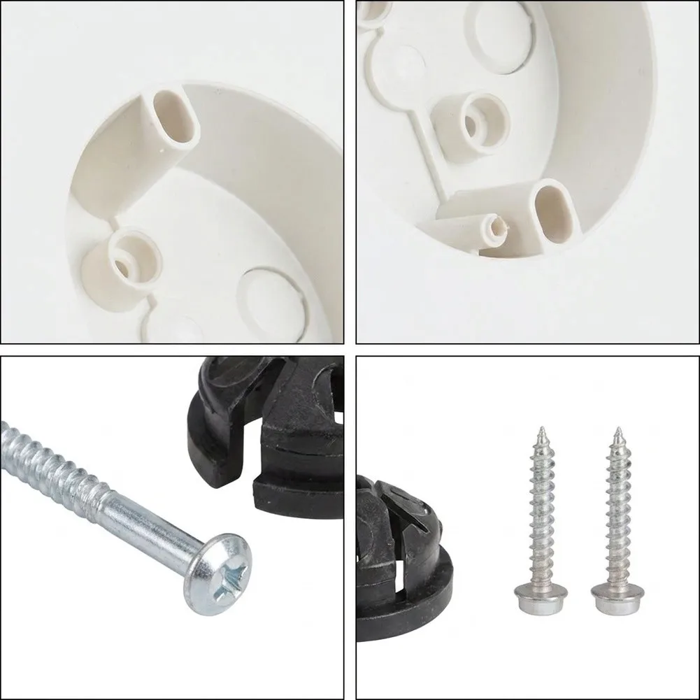 FB900 Plastic Ceiling Fan Mounting Kit for Sloped Ceilings 80 Degrees and Steeper White 20 cm x 20 cm x 16.5 cm