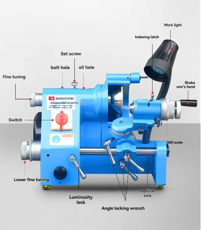 

Upgrade 30-type Knife Grinding Machine Milling Cutter Carving Cutter Drill Bit Multifunctional Kundiao Knife Grinding Machine