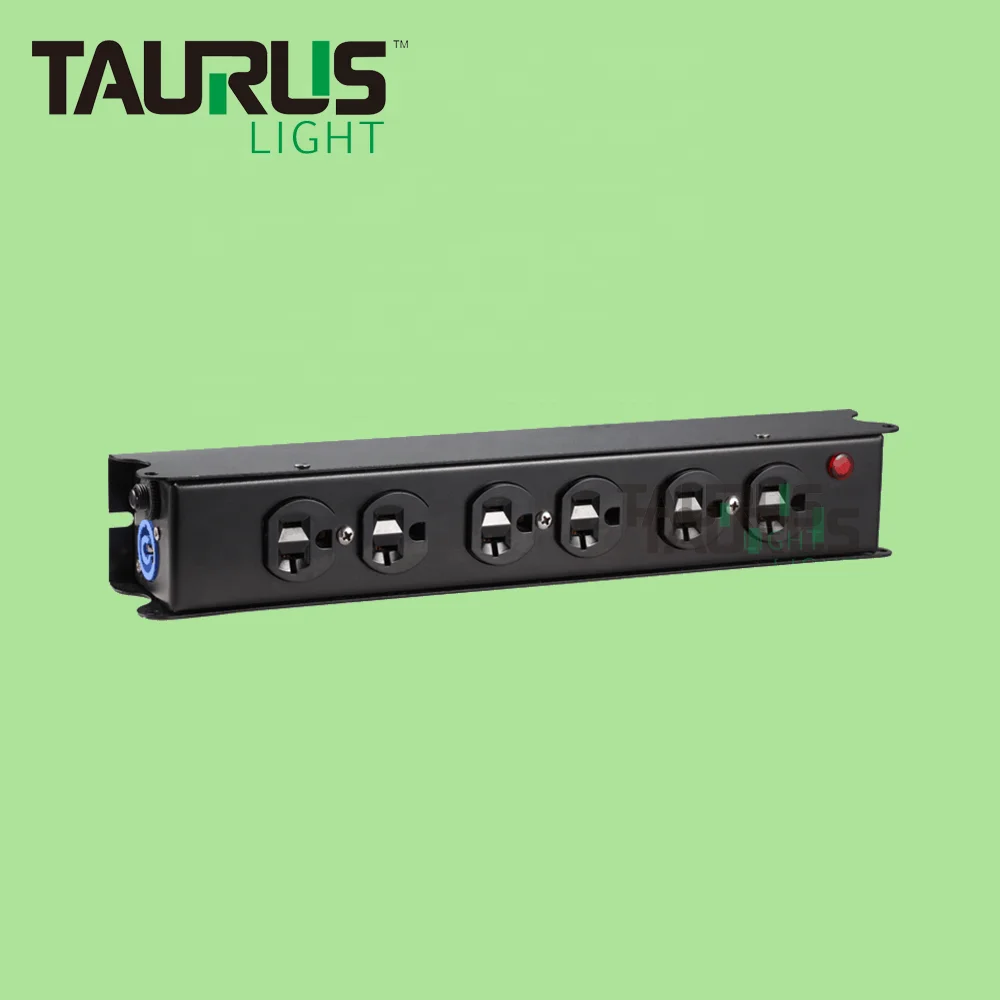 

Edison Power Box Power Distribution Box with 6 Socket Power Supply Powercon