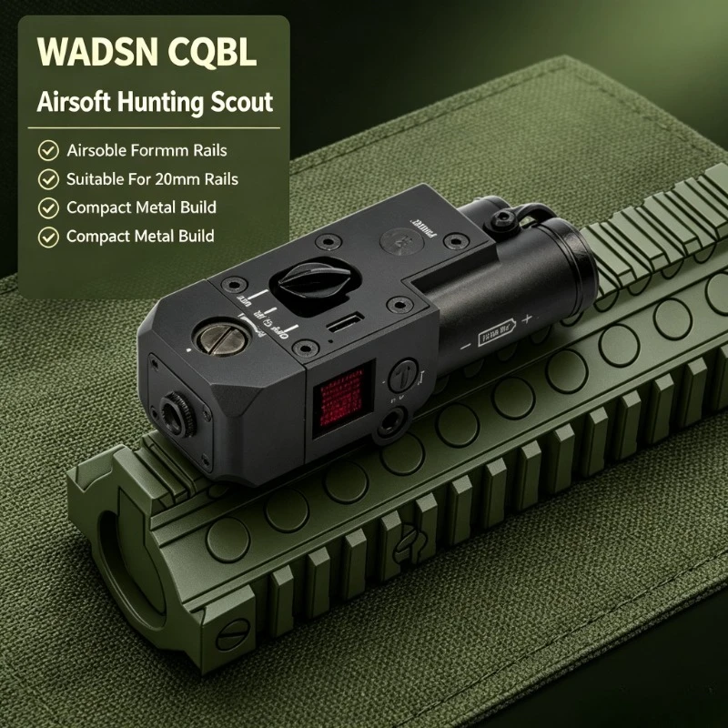 CQBL IR Metal Red‑Dot Indicator WADSN M300 Flashlight Dual‑Mode Switch Wilderness Recon Airsoft Training Gear