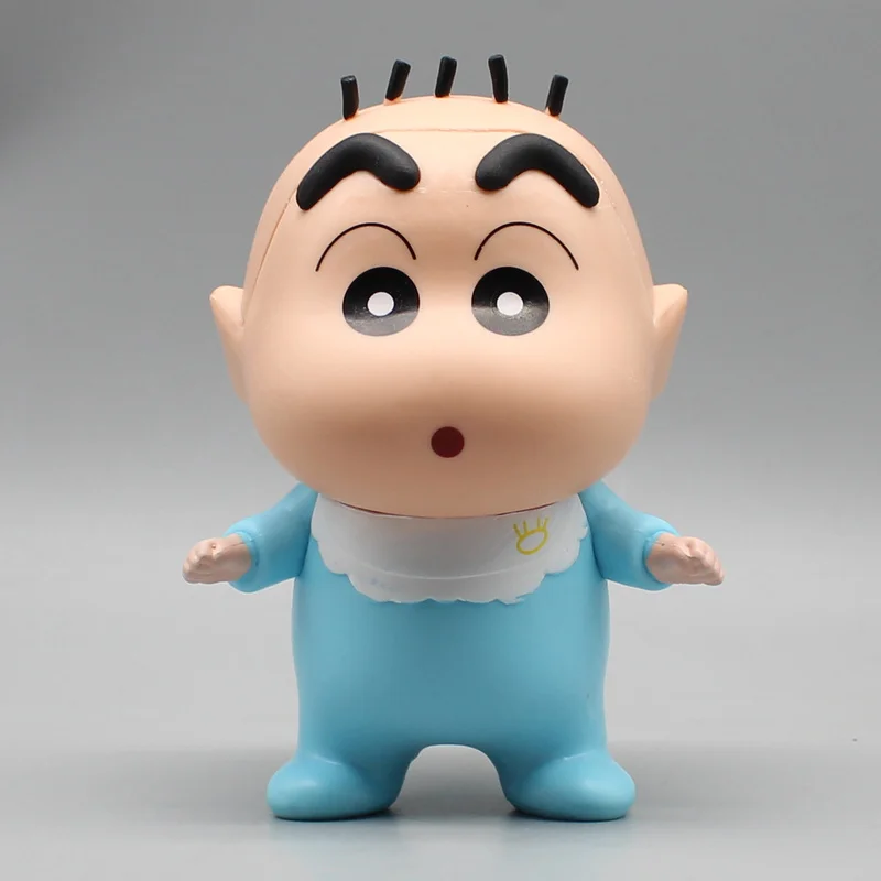 

13cm Crayon Shin chan PVC Baby's New Five Hair Cute and Fun Series Anime Handmade Ornament Collection Birthday Gift