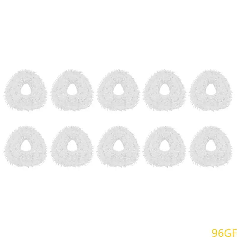 

96GF 10pcs Replacement Mop Pads for J3/J4/J4lite/J5 Robotic Vacuum Cleaners High Absorbency Sweeper Cloth Cleaning Robot Part