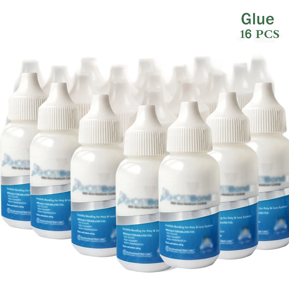 10PC Waterproof Glue For Hair Wig Glue For Lace Front Wig/Toupee/Closure/Hair Extension And Remover Super Bonding Adhesive Glue