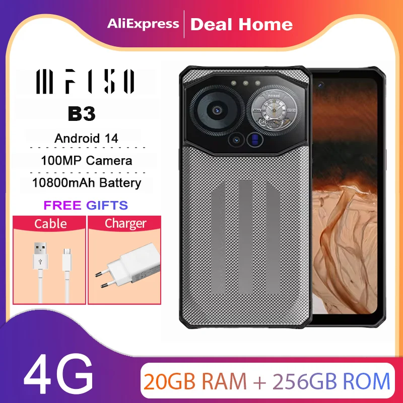 IIIF150 B3,20Гб(8+12)+256 Гб,Ультратонкий прочный,10800мАч,Дисплей 6,6 дюйма,Камера 100 МП,Android 14,глобальная версия IIIF150 B3,20Гб(8+12)+256 Гб,Ультратонкий прочный,10800мАч,Дисплей 6,6 дюйма,Камера 100 МП,Android 14,глобальная версия