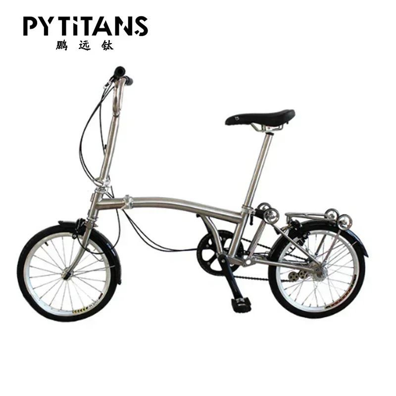 Popular European Ultralight folding bike frame titanium bicycle frame for folding cycling