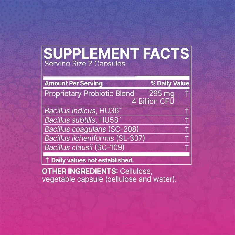 MegaSporeBiotic Probiotics Promote Digestive Health -60 Capsules Containing Spore Forming Bacillus and Bacillus Subtilis