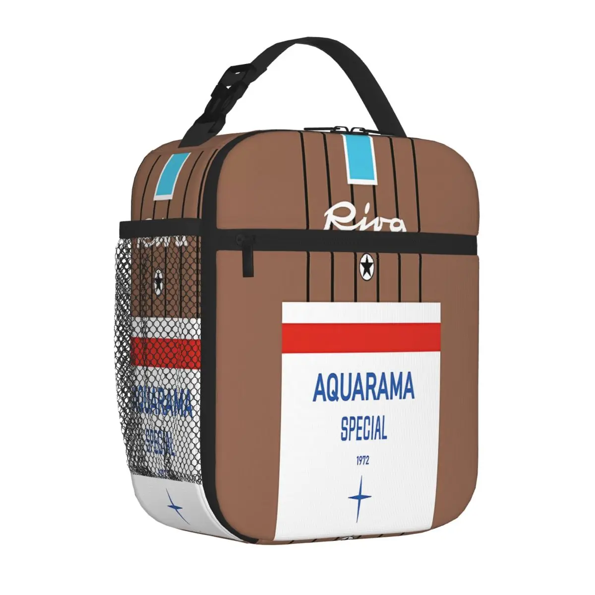 Bestselling Riva Aquarama Special Italy Runabout Monaco Splicing Color Adult Lunch Bag Cruise Travel Outdoor Lunch Bag
