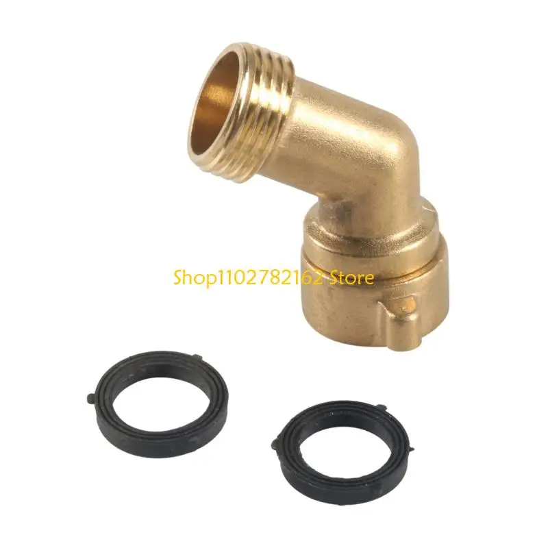 

547B Corrosion Proof Brass Hose Link 3/4 Elbow Joint Adapter For Gardening Irrigation