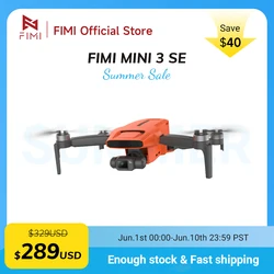 FIMI MINI 3 SE new drone Hybrid 3-axis Gimbal 4K 30fps 9km range 245g Ultralight design 12MP smart tracking mini pro gps drone