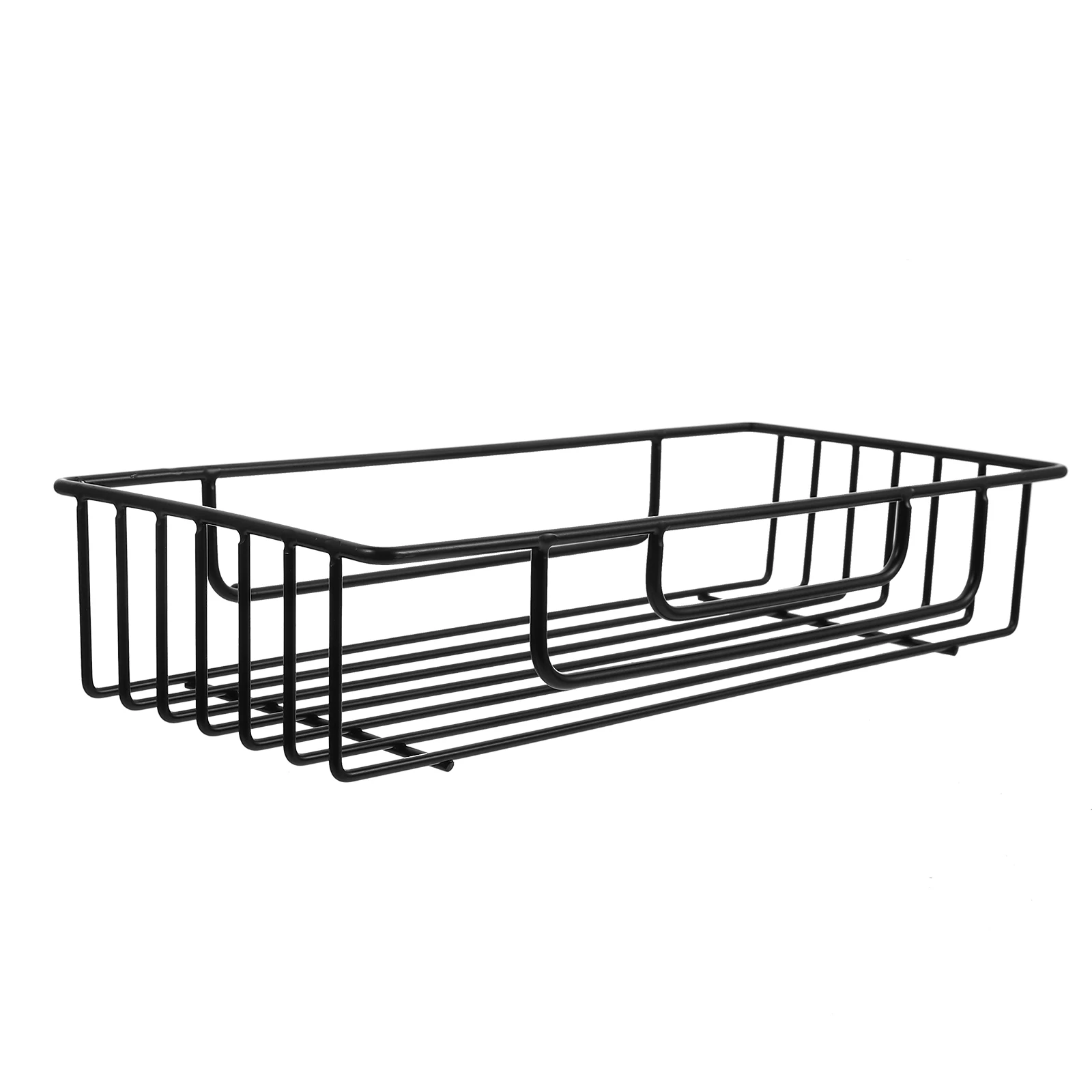 

Multifunctional Hook Storage Basket Bathroom Wall Organizer Shower Rack Stainless Steel Hanging No Punching Mounted Rustproof