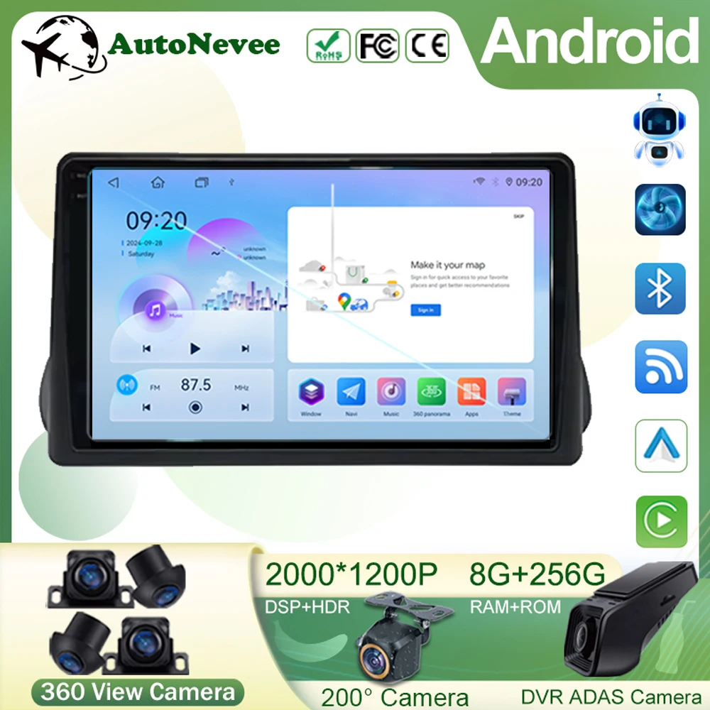 

Car Radio Android 13 For Fiat Egea Tipo 2016-2020 Carplay Stereo Player Auto Radio 4G WIFI GPS Navigation Stereo BT No 2Din DVD