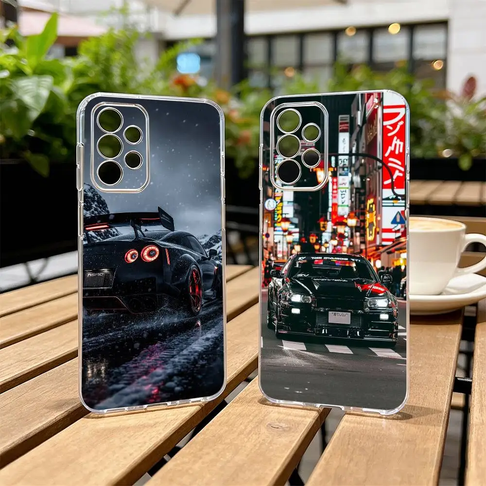 GTR Sport Car R35  Phone Case For Samsung S25,S24,S21,S22,S23,S30,Ultra,S20,Plus,Fe Transparent Cover