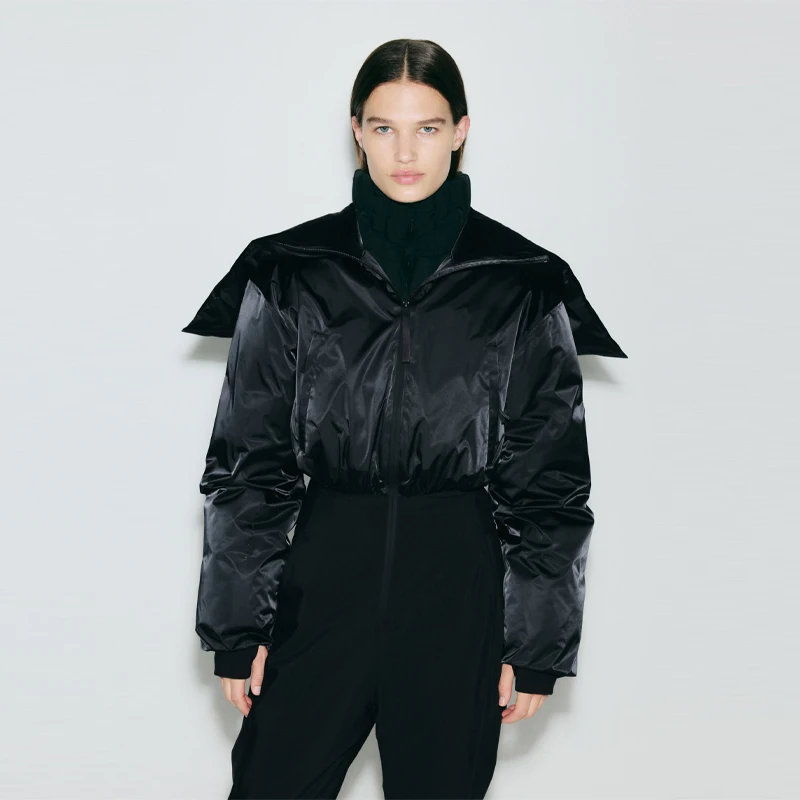 Women\'s Detachable Hooded Ski Suit Jumpsuit Winter Sports Warm Clothing Outdoors Commuter Clothes Women\'s New Casual Clothes