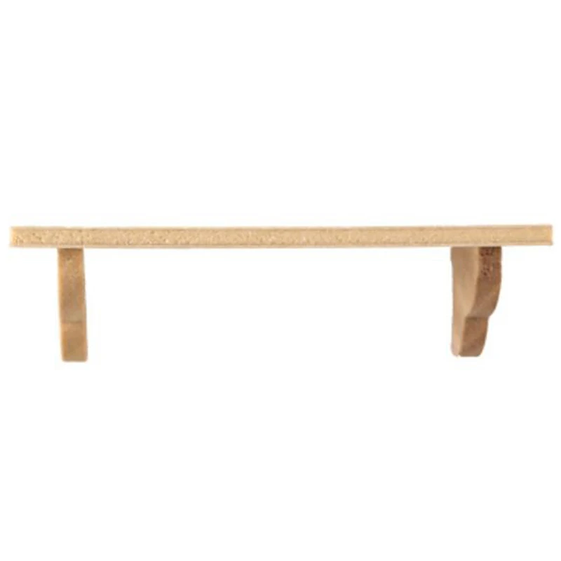 1pcs 1:12 Dollhouse Wood Wall Shelf Bathroom Storage Rack Hanging Shelf Model Home Furniture Decor Toy Doll House Accessories view 2
