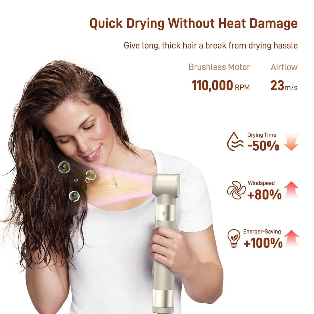

HOME - 5 in 1 Hair Air Styler - Rotating Hair Dryer Brush 110000 RPM