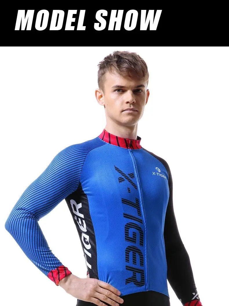 AliExpress X-TIGER X-Tiger Warm Pro Winter Thermal Fleece Cycling Jersey Uniform Ropa Ciclismo Mtb Long Sleeve Men Bike Wear Clothing Maillot