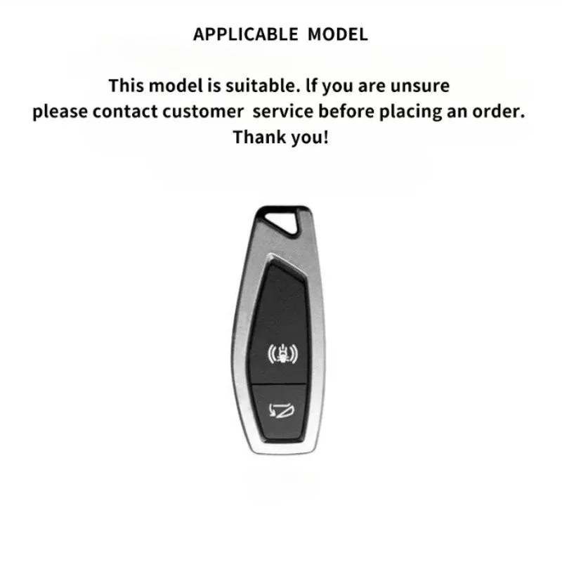 For SYM ADXTG 400 Motorcycle PU Leather Texture Key Case Keychain Decoration Bag Buckle Chain Cover Accessories