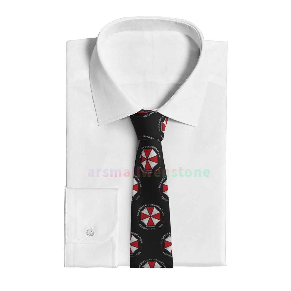 Kawaii Umbrella Novelty Ties for Mens, Creative Pattern Polyester Necktie