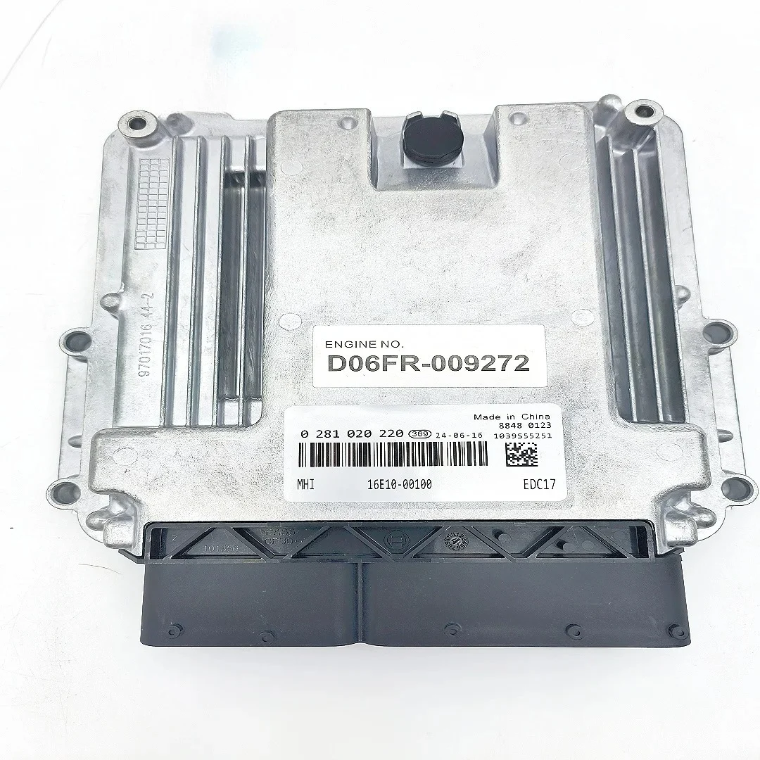0281020220 ECU ECM engine computer board, suitable for San-SY245 SY265 excavator DO6FR- 012301 with program, one-year warranty,