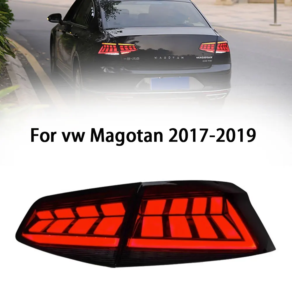 

Задние фонари в сборе для VW Magotan B8 2017-2019, задние фонари, динамический сигнал поворота, задняя фонарь, 2 шт.