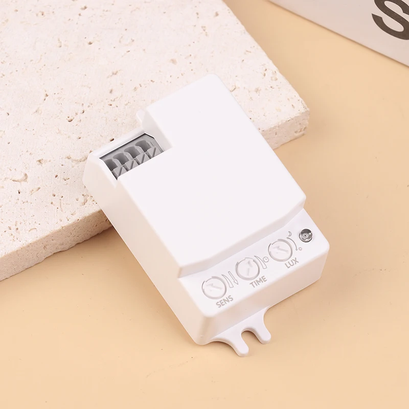 AC 85V-250V 5.8GHz Microwave Radar Sensor Switch Human Body Motion Detector For LED Light Sensors Controller Switch