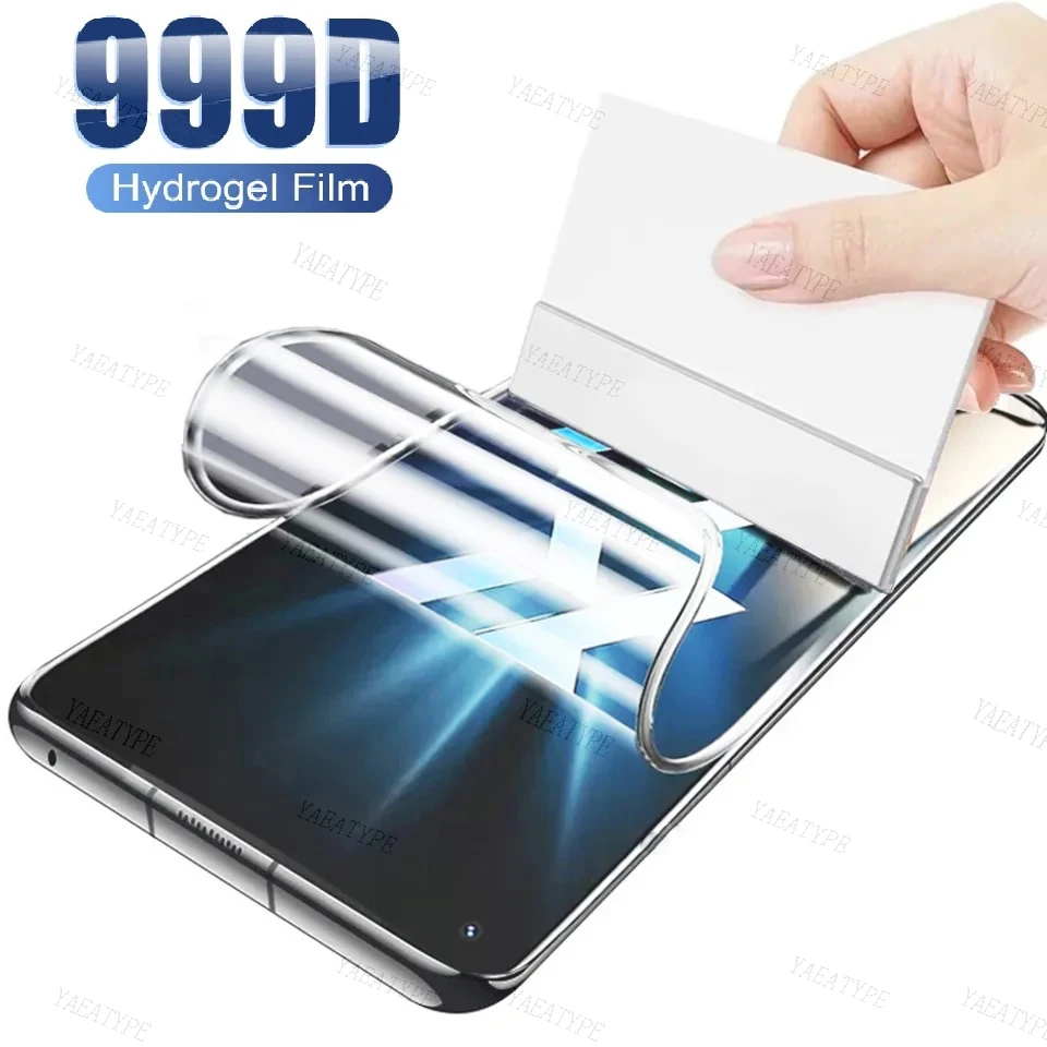 999D Hydrogel Film For Motorola One Power Hyper Zoom Macro One Action Vision Fusion Plus Screen Protector For Moto One 5G ACE UW