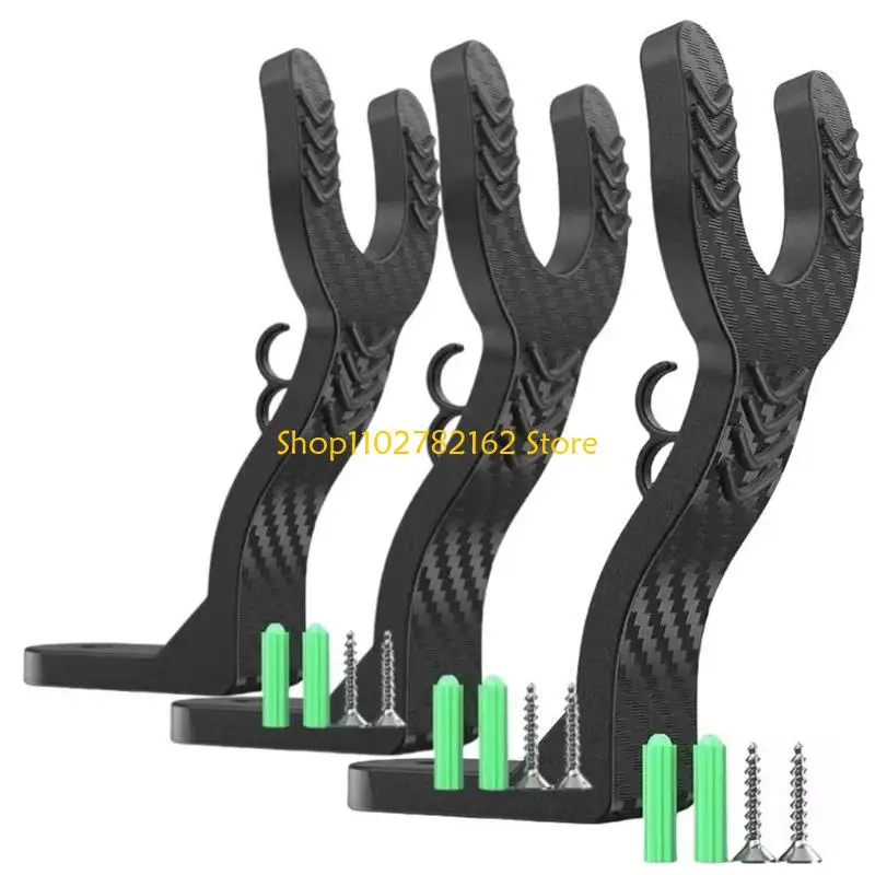 

547B Anti Scratch Helmet Holder Rack Stand Vertical Mounting System for Motorcycle Caps With Quick Assembly Feature