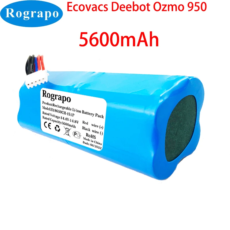 Nowy 14.8V 6800mAh S10-LI-144-5200 baterii dla ECOVACS Deebot Ozmo 950 T8 + moc MAX T9 AIVI DX65 Hero DX96 DX93 odkurzacz