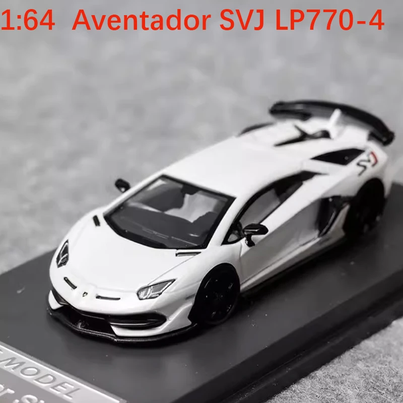 

Литой под давлением оригинальный масштаб 1:64 Aventador SVJ LP770-4, модель из сплава, имитация украшения, коллекция сувениров для хобби, статический дисплей