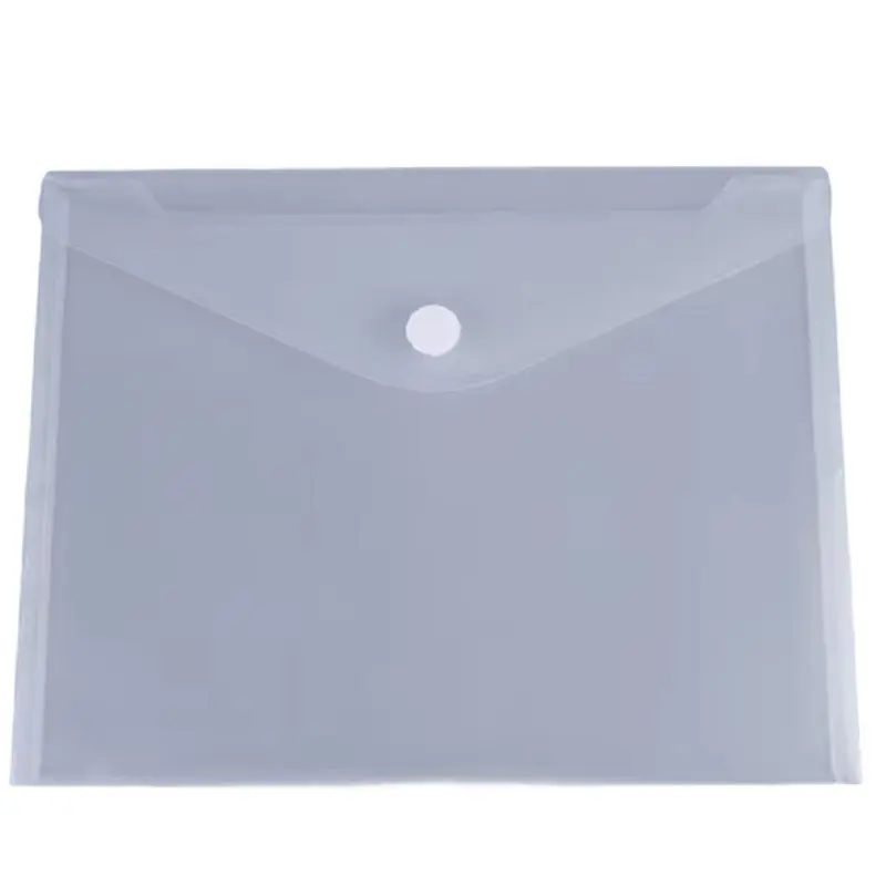 AC57-30 pièces/lot, enveloppe transparente, sac en plastique pour classement de documents, sac de rangement pour étudiants, grande capacité, pour contrats et usage au bureau.
