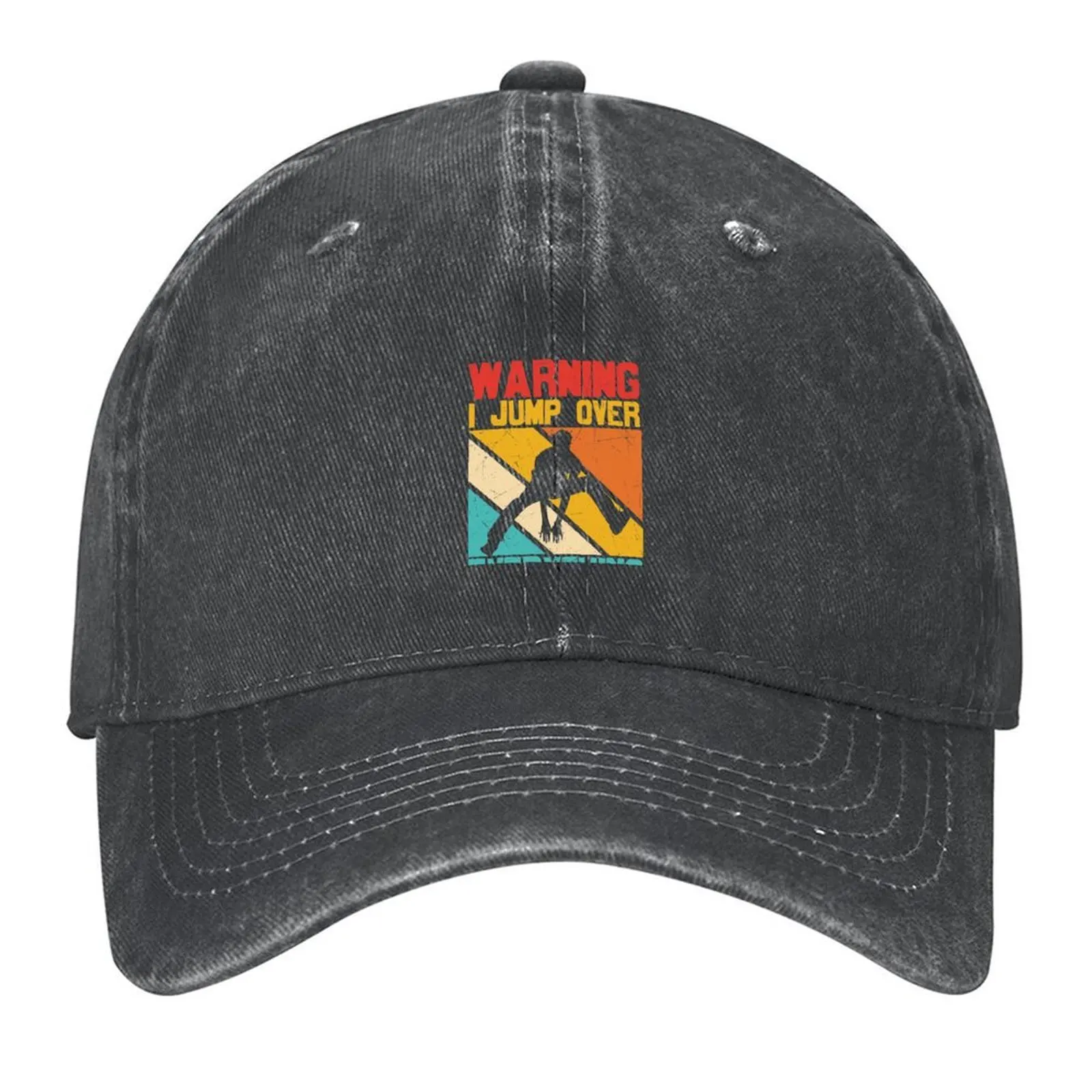 

Warning I Jump Over Everything , Parkour , free running Baseball Cap cute Golf Hat Man sailor cap for men Male Women's