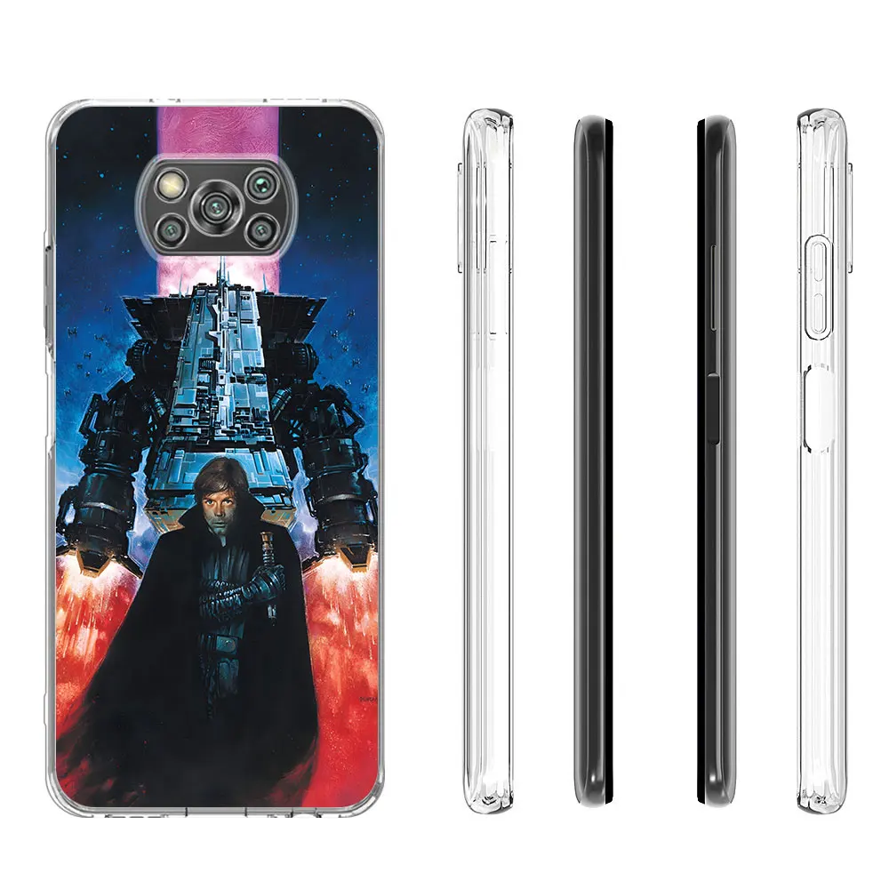 Anakin Darth Vader Luke Skywalker Case for Xiaomi Poco X6 X5 F4 M5s X3 NFC F1 F5 M5 M3 M4 GT F3 F2 X4 Pro Soft Clear Cover Coque