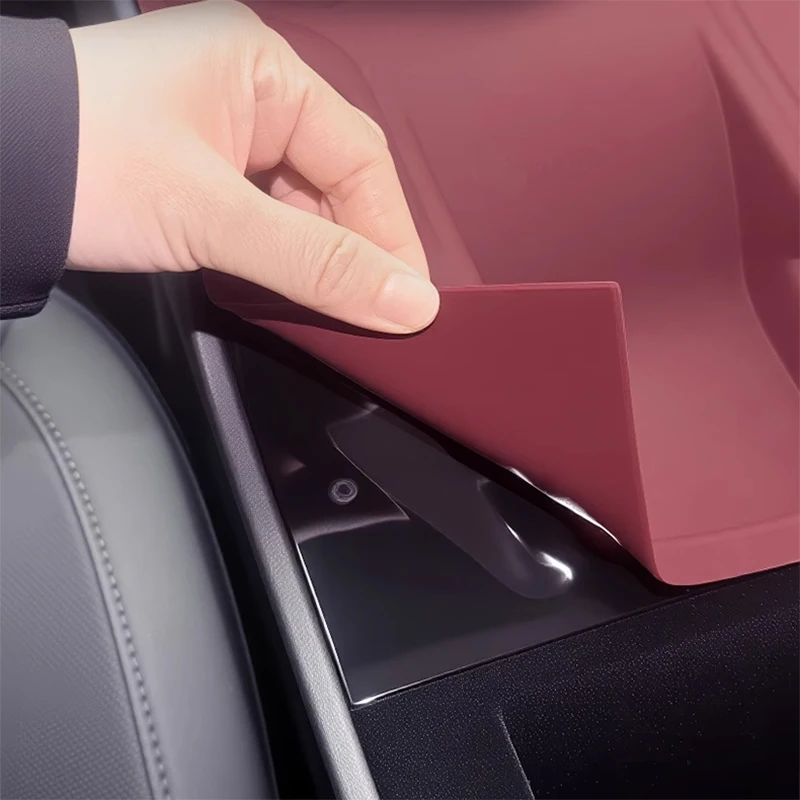 

Подходит для Hongqi E-QM5 EQM5 2024 2025 2026, центральная панель переключения передач, силиконовая панель, защитная пленка, держатель для чашки с водой, крышка