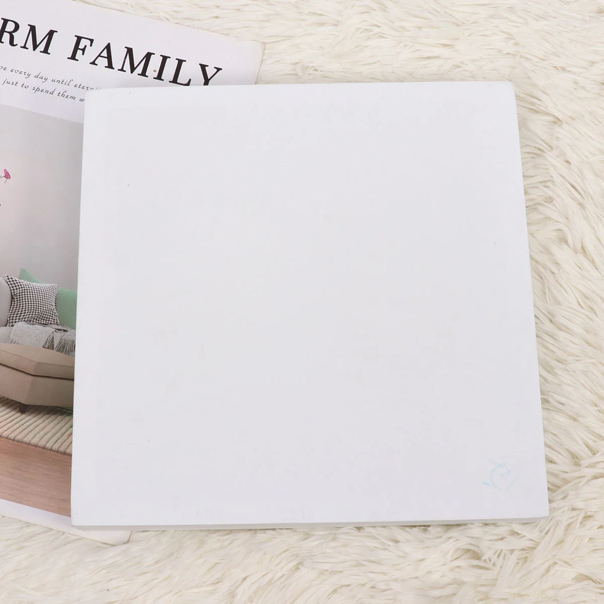 

Square Flowerpot Tray Thickened Plastic Potted Support Leakproof Base Home Indoor Balcony White 20x20cm Garden Plant Plate