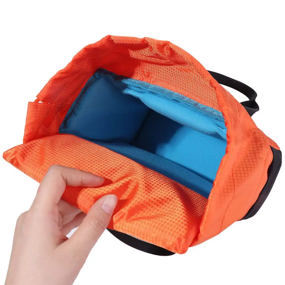 Insert Partition Digital Camera Bag Waterproof Padded Divider Camera Hand Bag Drawstring Closure Thickened Camera Carrying Case