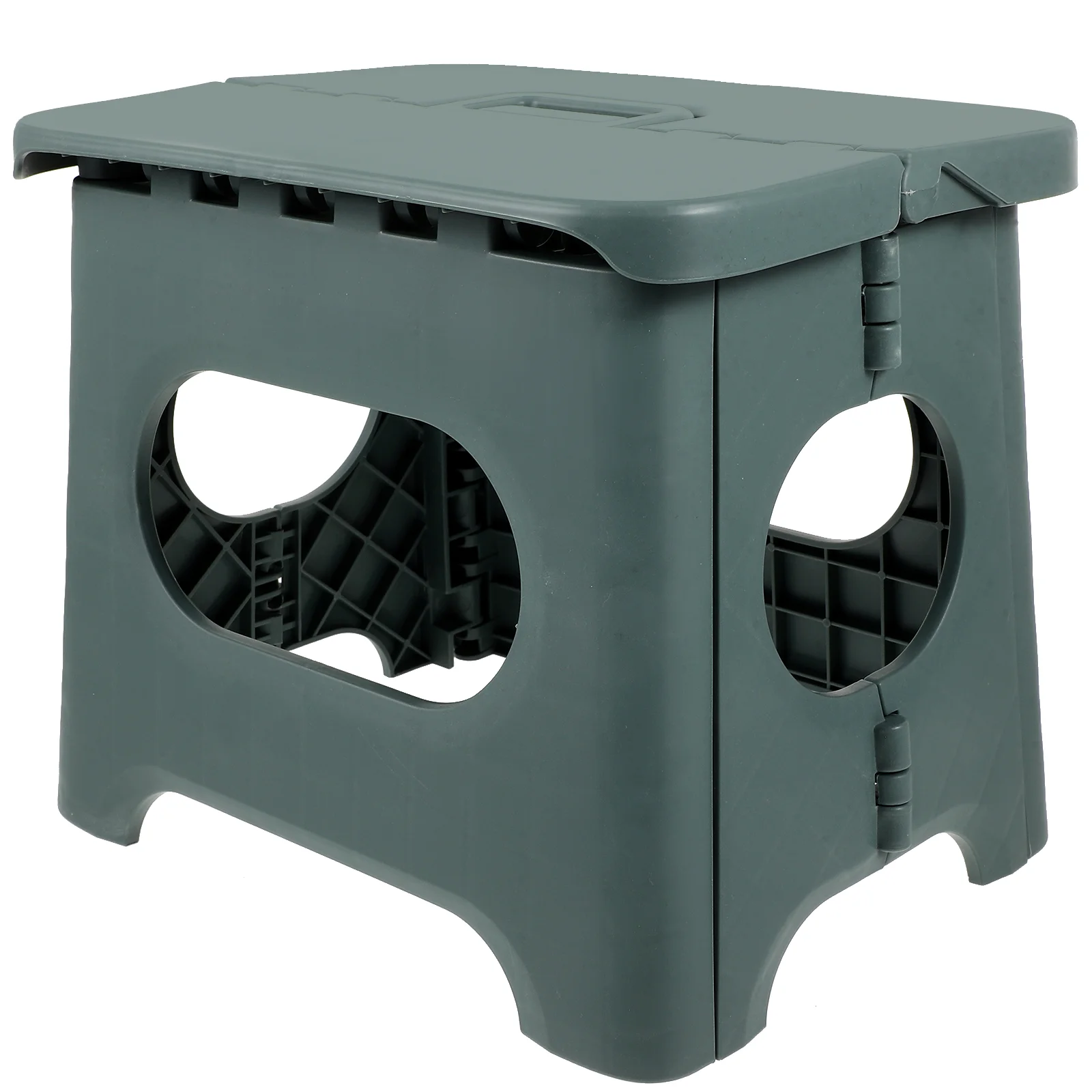 1Pc Kleine Opvouwbare Kruk Draagbare Opvouwbare Taboret Pure Kleur Opvouwbare Kruk Voor Thuiskantoor Badkamer (Groen)