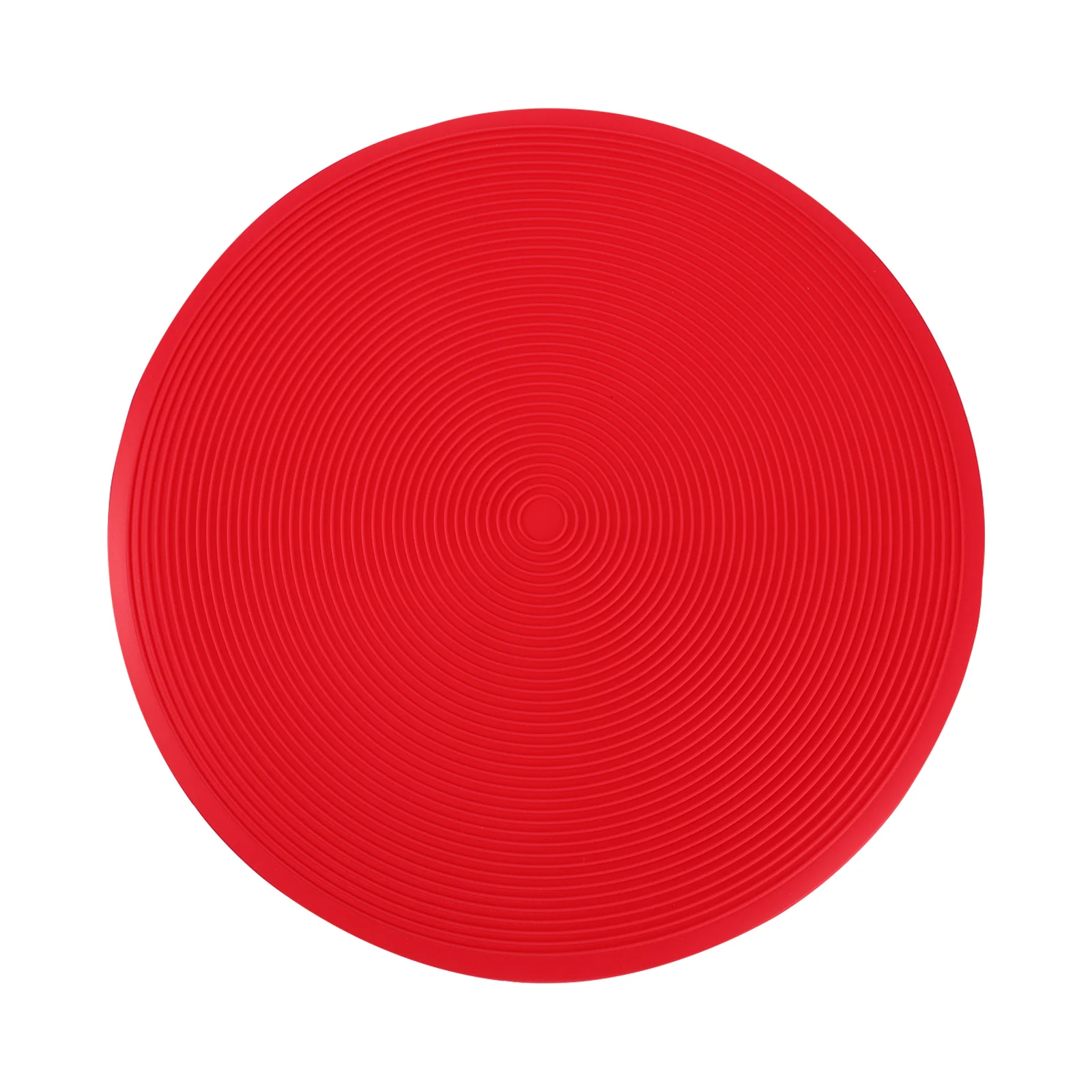 

1Pcs Round Silicone Placemat Anti-Skid Cutlery Pad for Hot Cups Pots Kitchen Table Protection Microwave Safe Decorative Mat